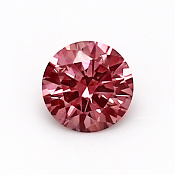 0.16ct Fancy Deep Pink Diamond, Round Shape, SI2, Argyle & GIA