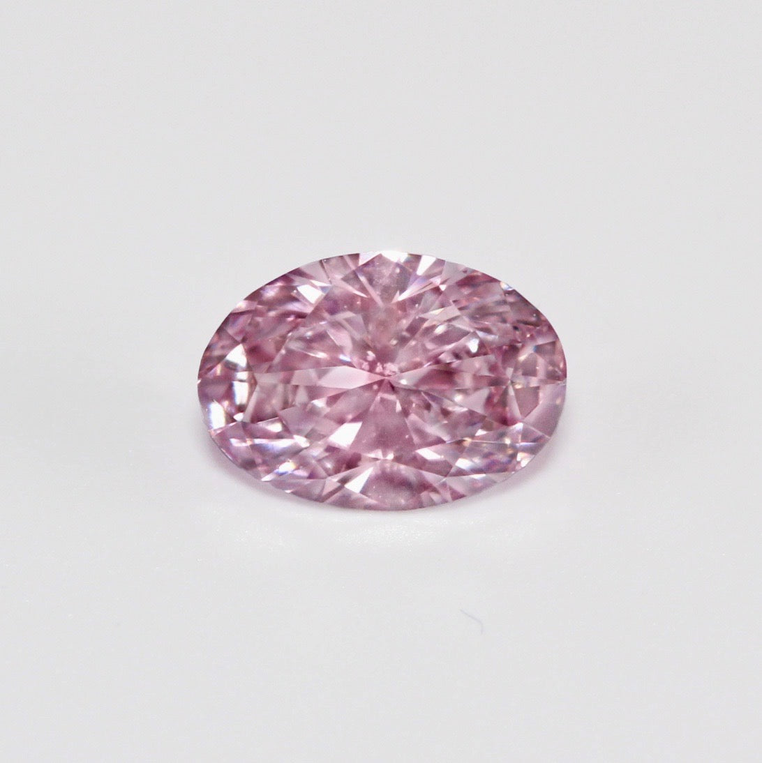 0.14ct Purplish Pink Diamond, Oval Shape, SIAV, Argyle