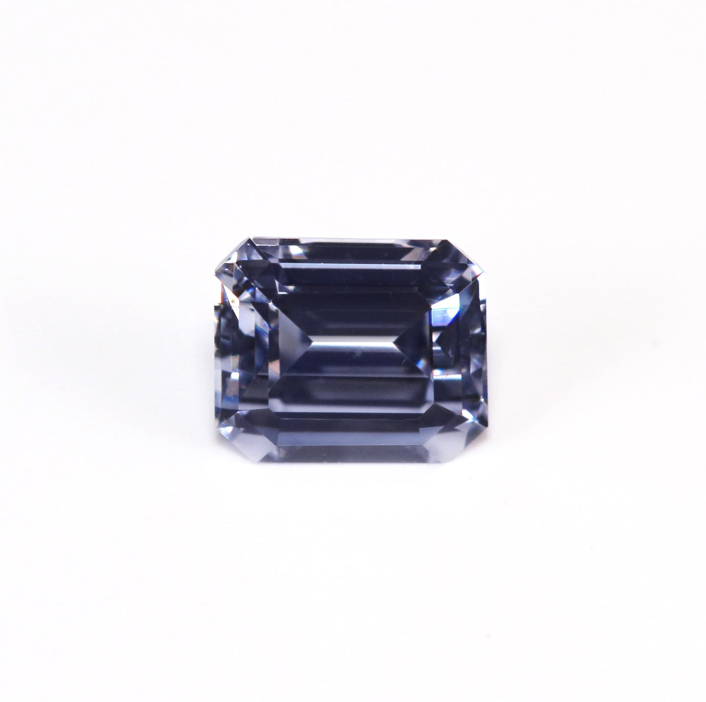 0.2ct Grey Violet Diamond, Emerald Shape, SI1 Clarity