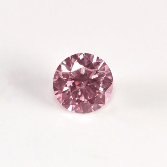 0.15ct Pink Diamond, Round Shape, SI1 Clarity