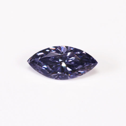 0.13ct Grey Violet Diamond, Marquise Shape, C/O Report Clarity