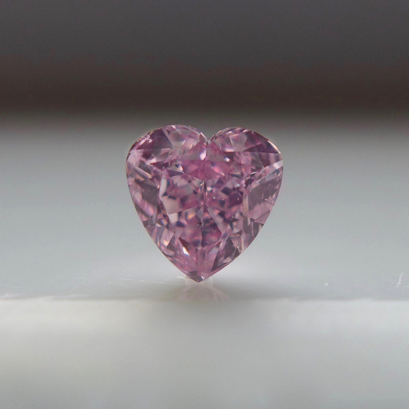 0.31ct Fancy Intense Purplish Pink Diamond, Heart Shape, SI1, GIA