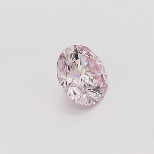 0.19ct Pink Diamond, Round Shape, SI1, Argyle