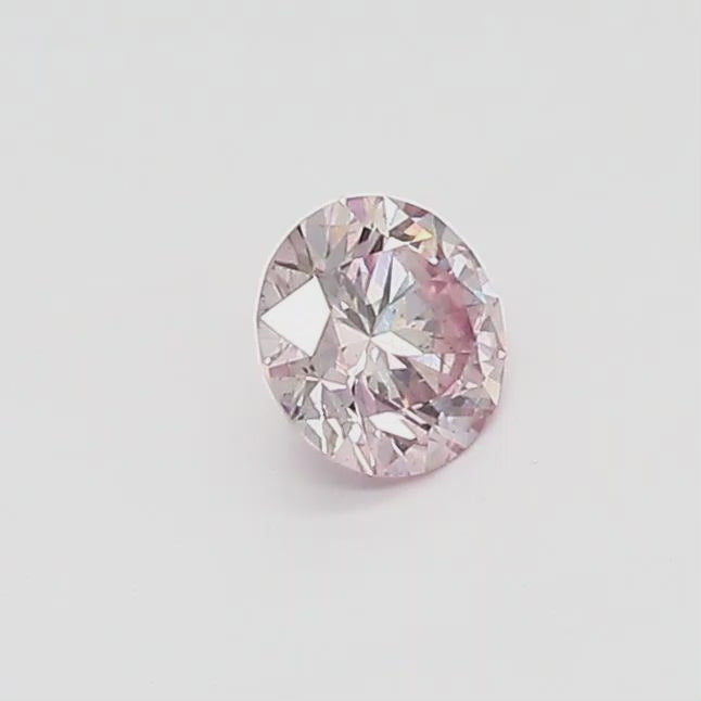 0.18ct Pink Diamond, Round Shape, SI2, Argyle