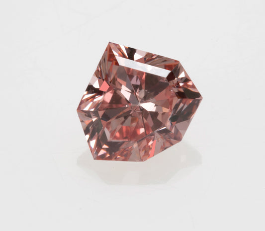0.5ct Pink Diamond, Shield Shape, SI2 Clarity