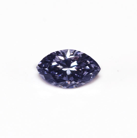 0.09ct Grey Violet Diamond, Marquise Shape, C/O Report Clarity