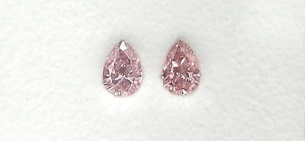 0.30 Carat Fancy Pink Pear Argyle Diamonds