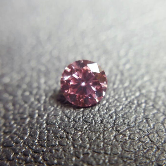 0.3ct Pink Diamond, Round Shape, SI2 Clarity
