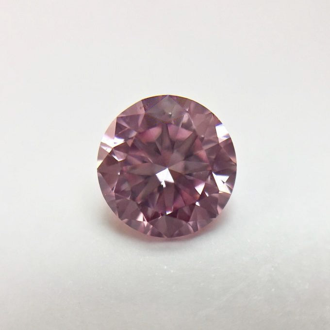 0.27ct Pink Diamond, Round Shape, SI1 Clarity