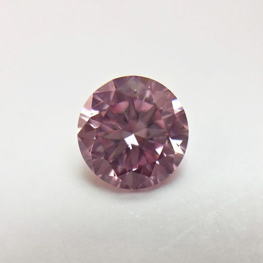 0.27ct Pink Diamond, Round Shape, SI1 Clarity