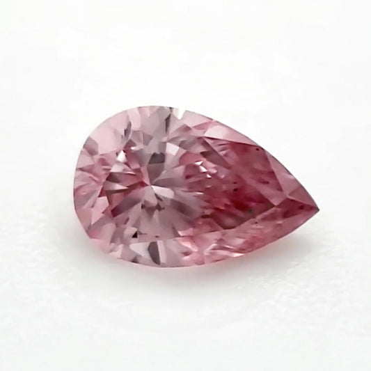 0.18ct Pink Diamond, Pear Shape, SI1 Clarity