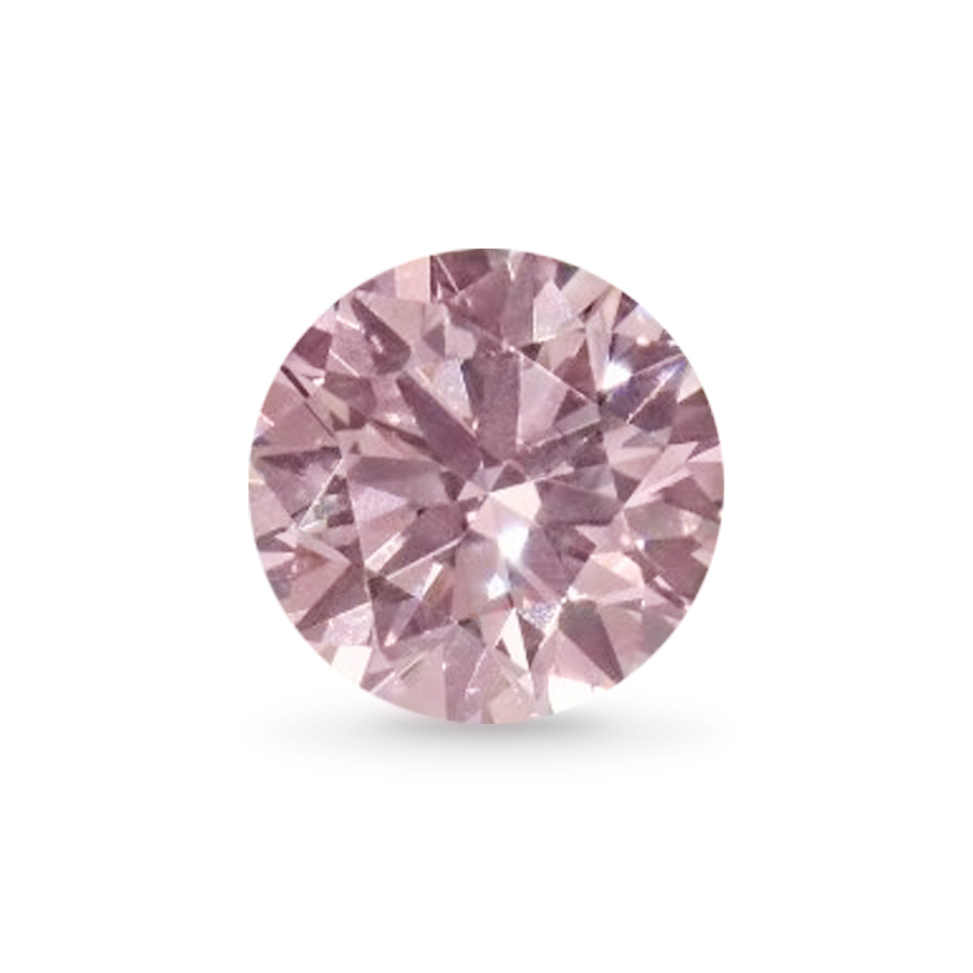 0.37ct Pink Diamond, Round Shape, VS2 Clarity