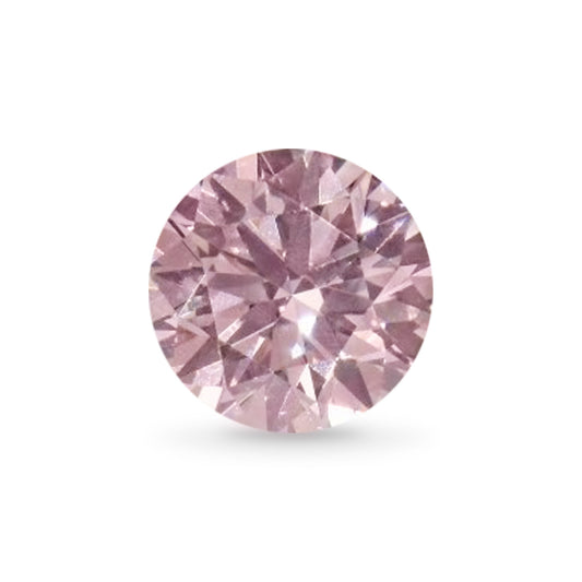 0.37ct Pink Diamond, Round Shape, VS2 Clarity