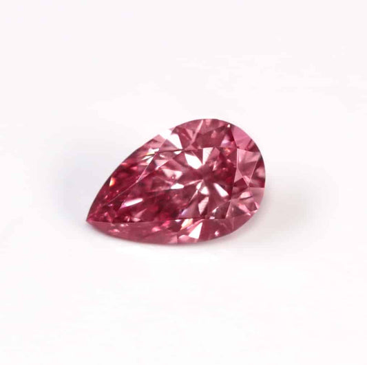 0.18ct Pink Diamond, Pear Shape, VS2 Clarity