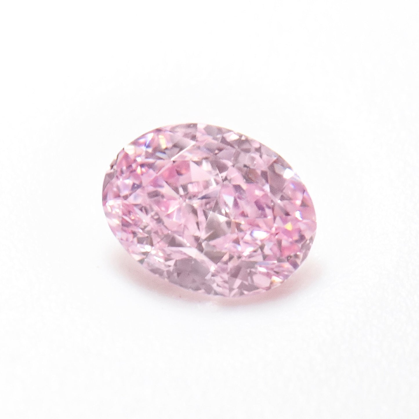 0.17ct Purplish Pink Diamond, Oval Shape, SI1 Clarity