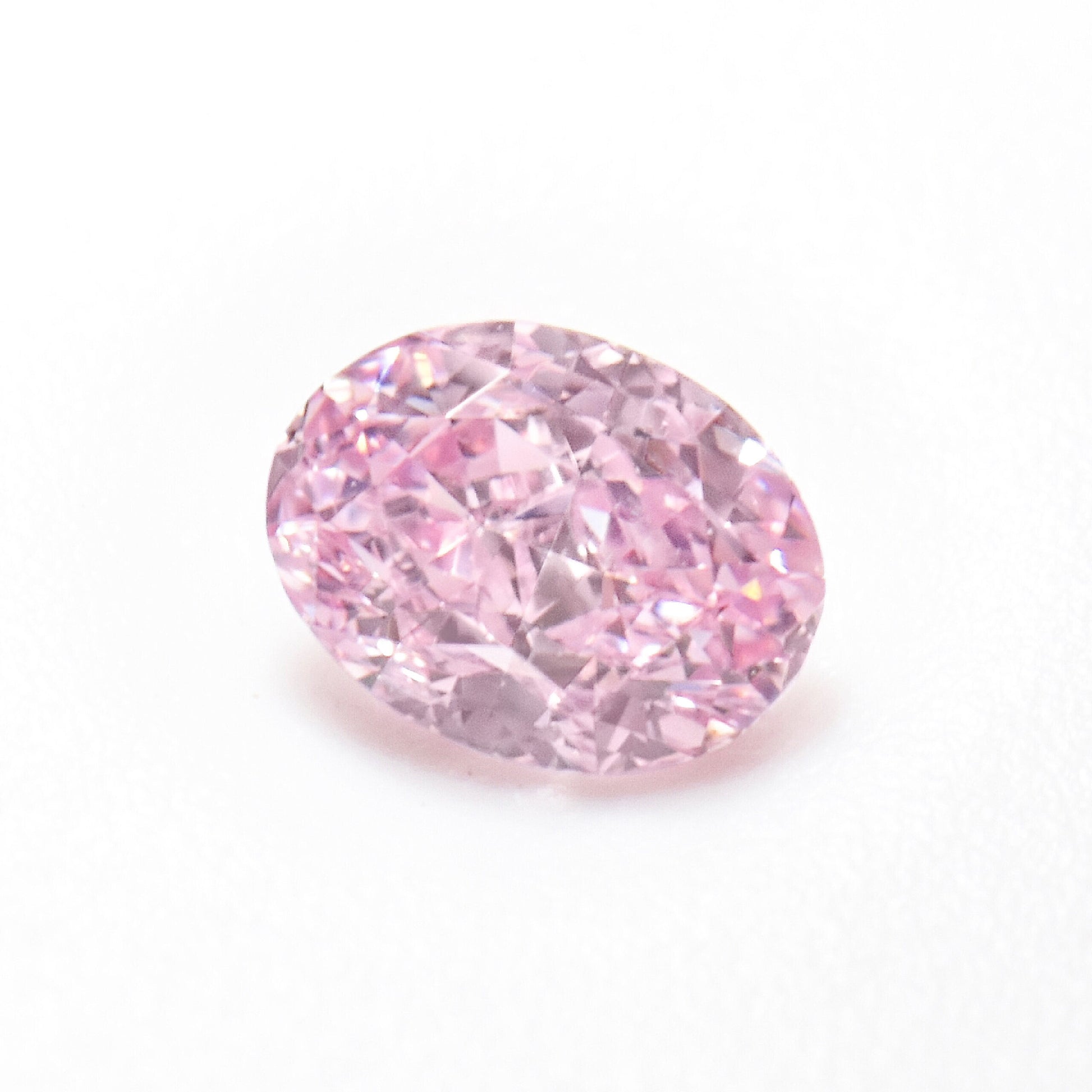 0.17ct Purplish Pink Diamond, Oval Shape, SI1 Clarity