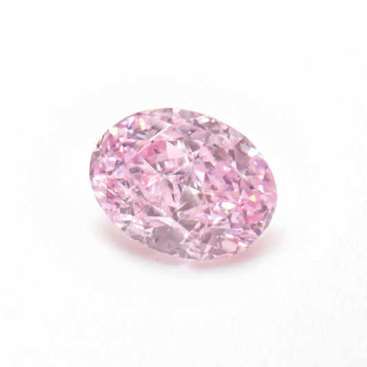 0.17ct Purplish Pink Diamond, Oval Shape, SI1 Clarity