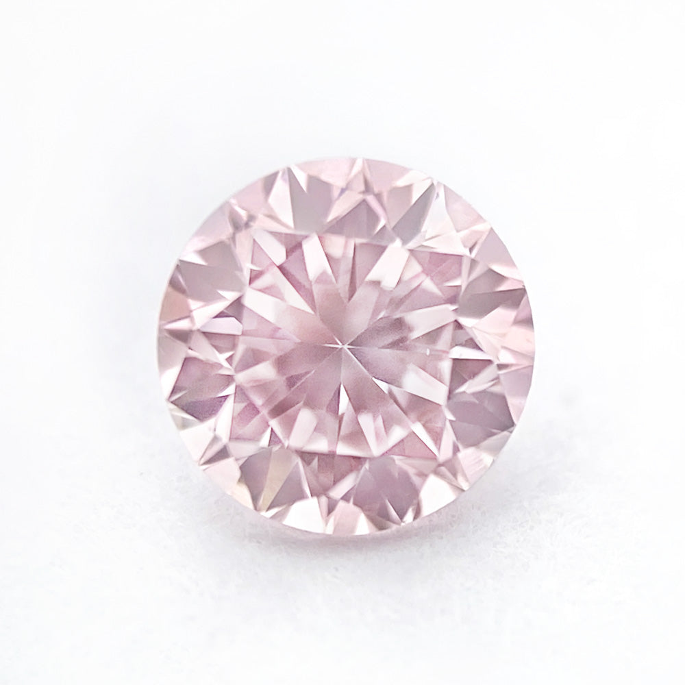 0.08ct Pink Diamond, Round Shape, SIAV Clarity
