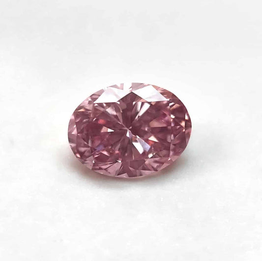 0.2ct Pink Diamond, Oval Shape, SI1 Clarity