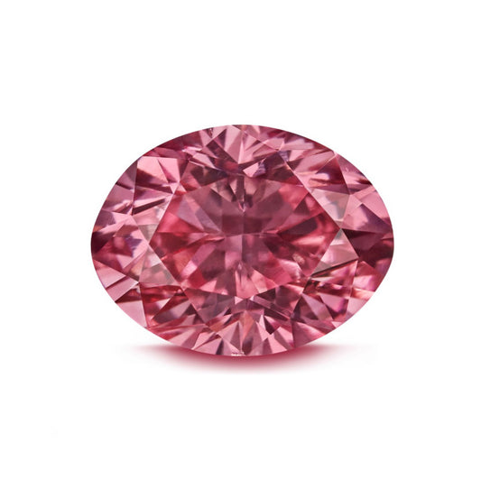 0.38ct Pink Diamond, Oval Shape, VS2 Clarity