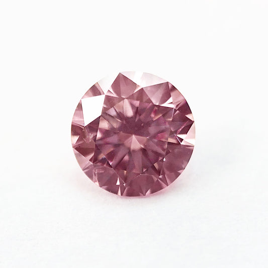 0.3ct Purplish Pink Diamond, Round Shape, P1, Argyle
