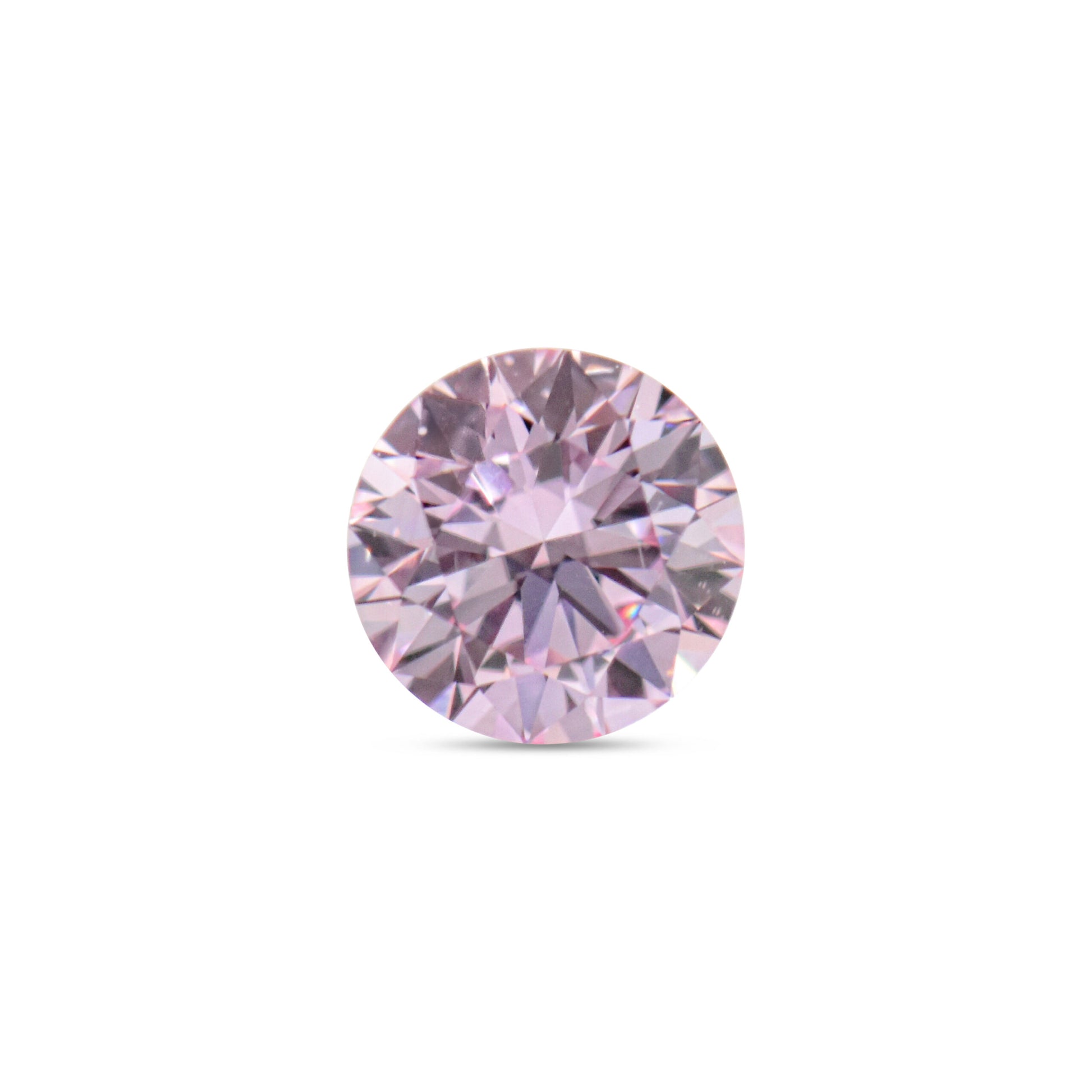 0.27ct Pink Diamond, Round Shape, VS1 Clarity