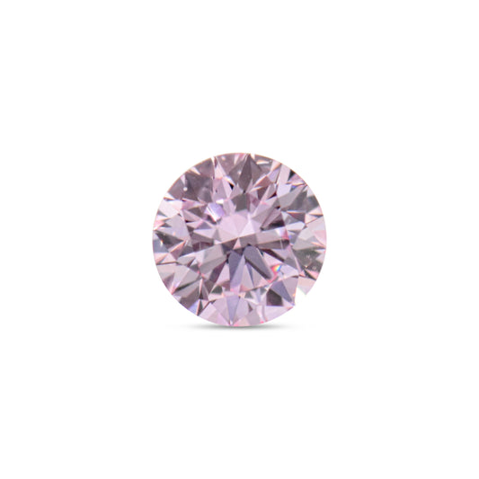 0.27ct Pink Diamond, Round Shape, VS1 Clarity