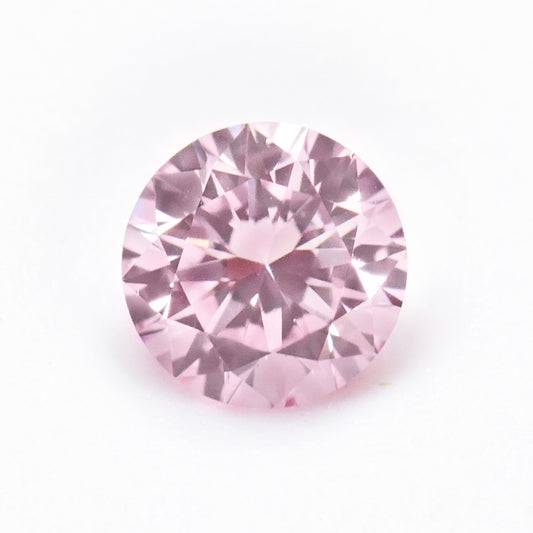 0.15ct Purplish Pink Diamond, Round Shape, VVS2 Clarity