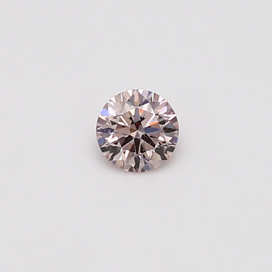 0.19ct Pink Rosé Diamond, Round Shape, VVS2, Argyle