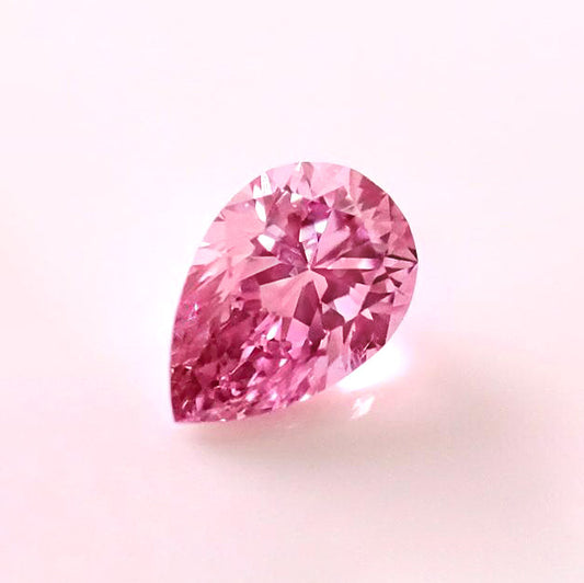 0.09ct Pink Diamond, Pear Shape, VS2 Clarity