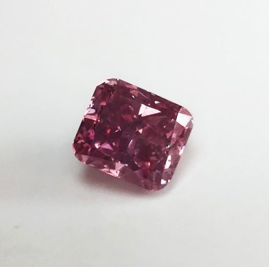0.31ct Fancy Deep Purplish Pink Diamond, Cushion Shape, SI2, GIA