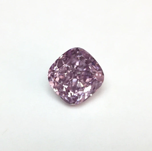 0.26ct Purplish Pink Diamond, Cushion Shape, VS2 Clarity