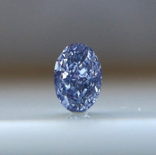 0.17ct Blue Diamond, Oval Shape, SI1 Clarity