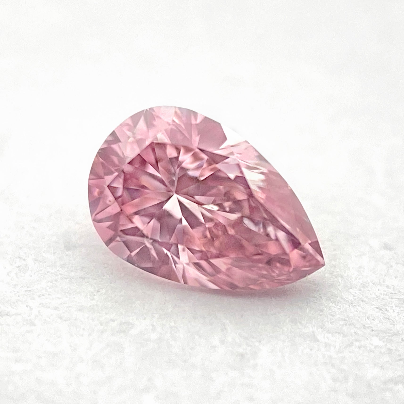 0.08ct Pink Diamond, Pear Shape, SIAV Clarity