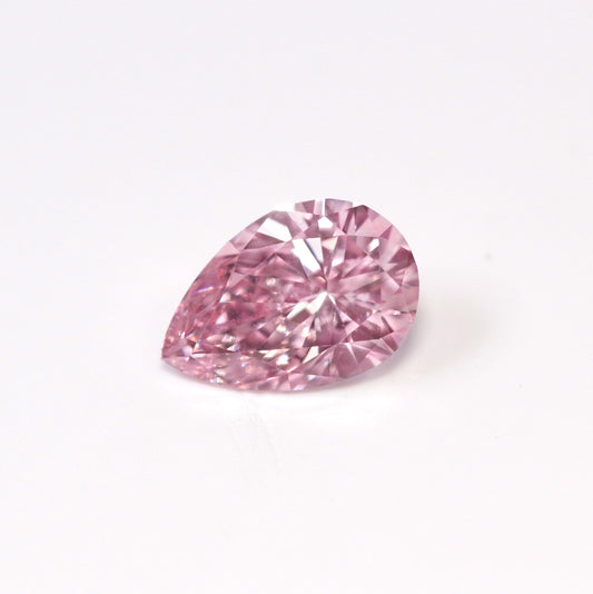 Pair of 0.20ctw Argyle 6PP Diamonds, Pear Shape, SIAV