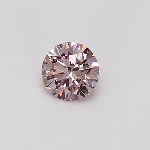 0.18ct Pink Rosé Diamond, Round Shape, SI2, Argyle