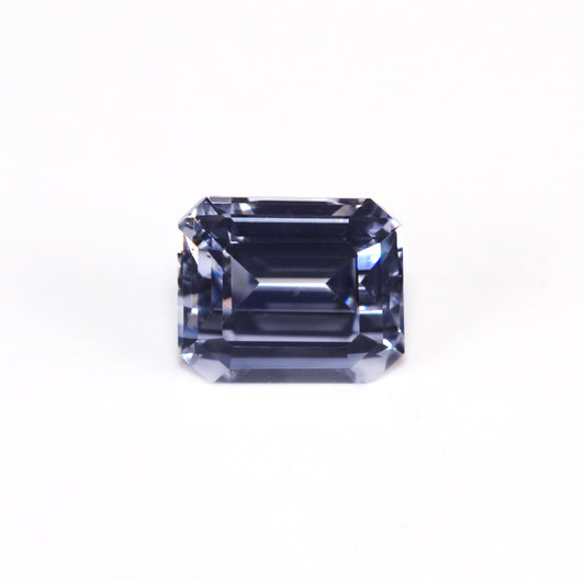 0.2ct Grey Violet Diamond, Emerald Shape, SI1 Clarity