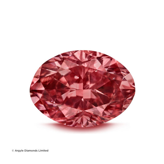 0.35ct Pink Diamond, Oval Shape, SI2 Clarity