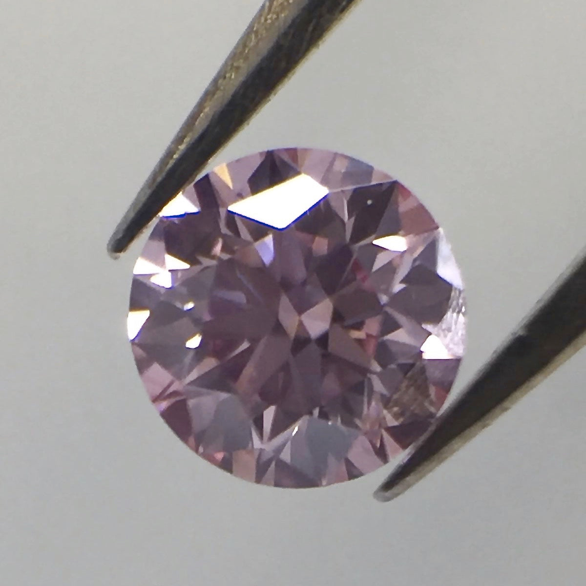 0.3ct Pink Diamond, Round Shape, P1 Clarity