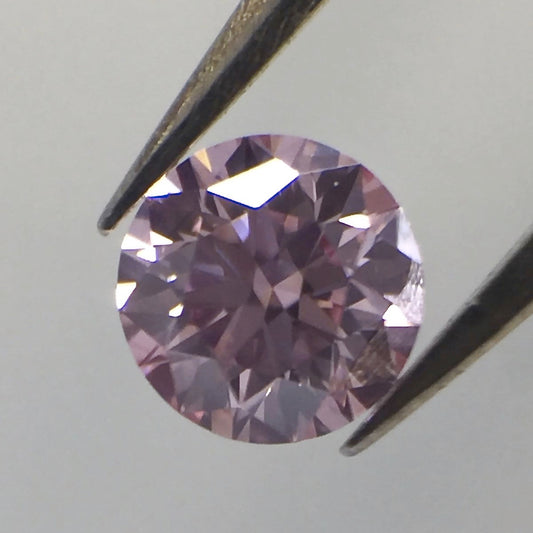 0.3ct Pink Diamond, Round Shape, P1 Clarity