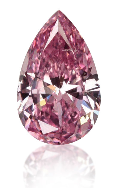 0.23ct Purplish Pink Diamond, Pear Shape, SI2 Clarity