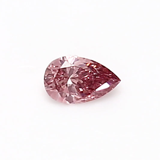 0.08ct Pink Diamond, Pear Shape, SI2 Clarity