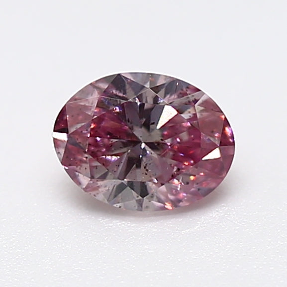 0.17ct Pink Diamond, Oval Shape, I1 Clarity
