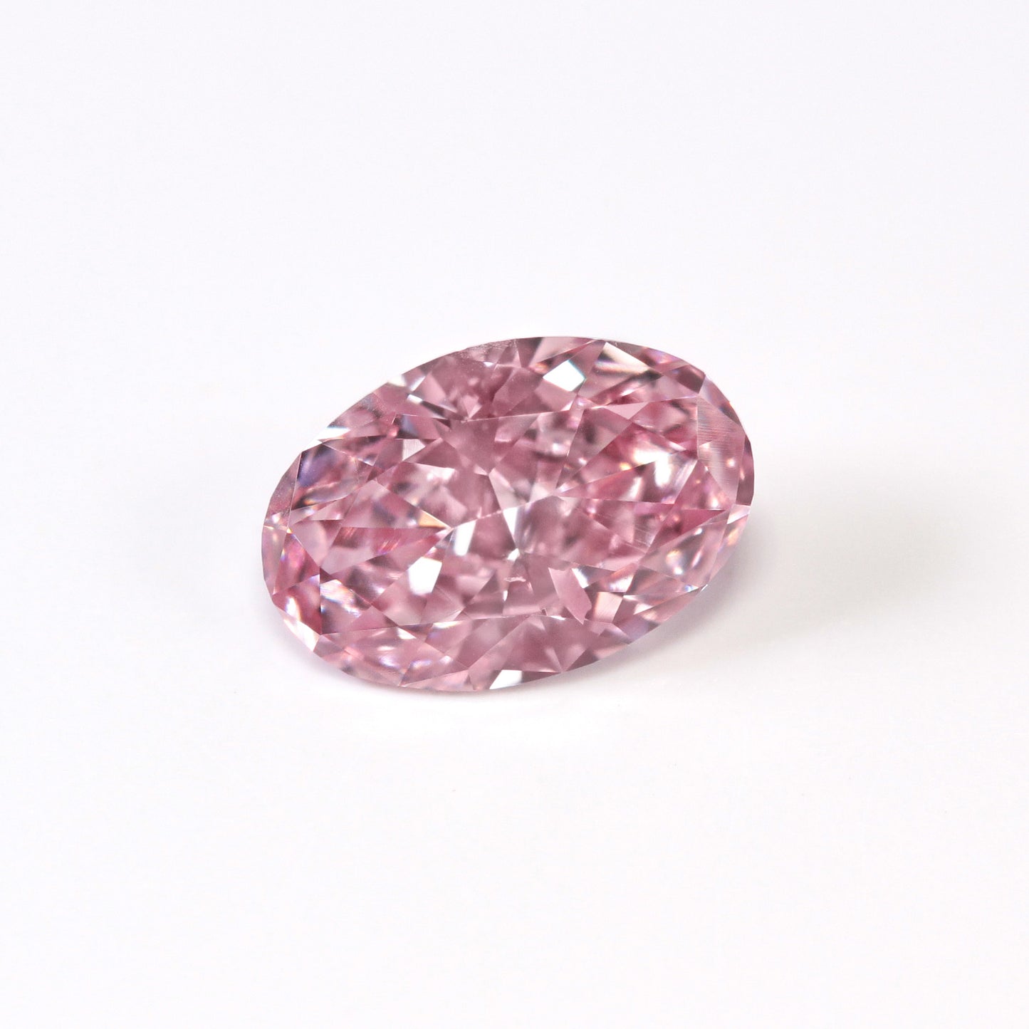0.32ct Fancy Intense Pink Diamond, Oval Shape, SI2, Argyle & GIA