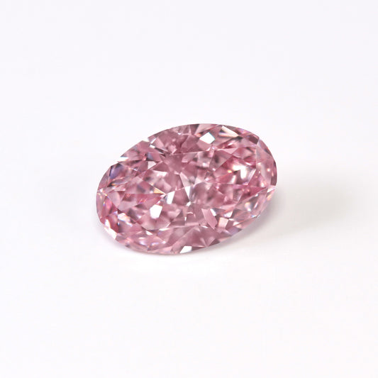 0.32ct Fancy Intense Pink Diamond, Oval Shape, SI2, Argyle & GIA