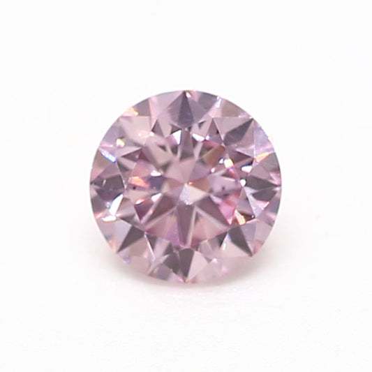 0.17ct Pink Diamond, Round Shape, SI1 Clarity