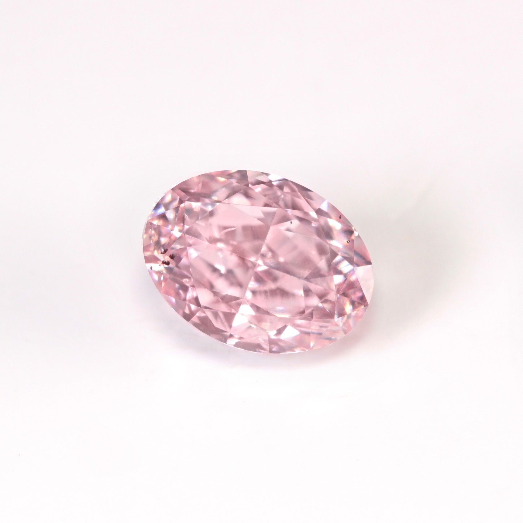0.51ct Fancy Purplish Pink Diamond, Oval Shape, SI1, Argyle & GIA