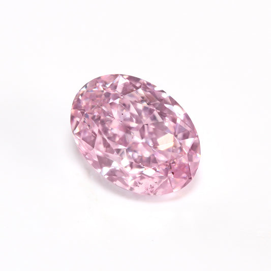 0.3ct Purplish Pink Diamond, Oval Shape, SI2 Clarity
