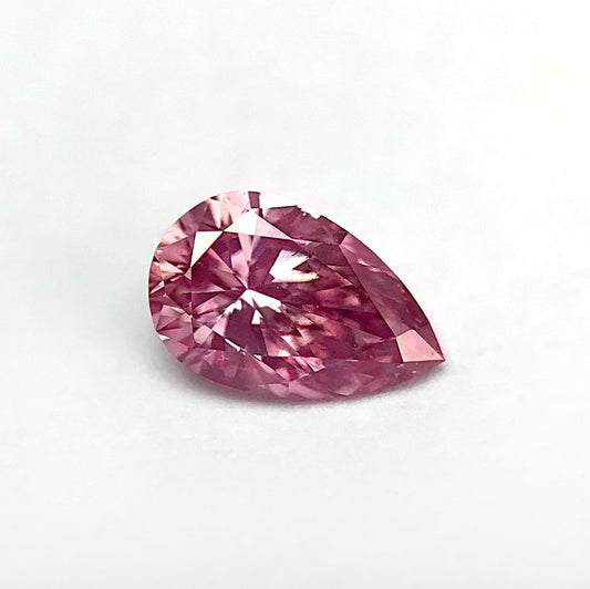 0.15ct Purplish Pink Diamond, Pear Shape, SI2, Argyle