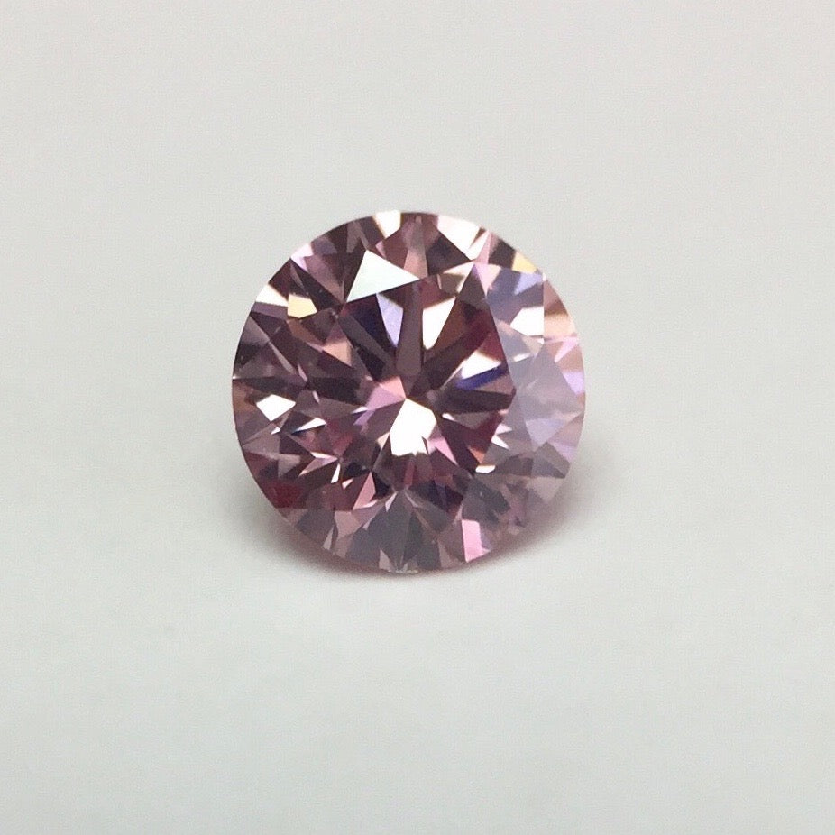 0.23ct Fancy Intense Purplish Pink Diamond, Round Shape, SI1, Argyle & GIA